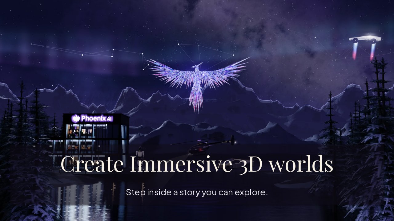 Create Immersive 3D worlds