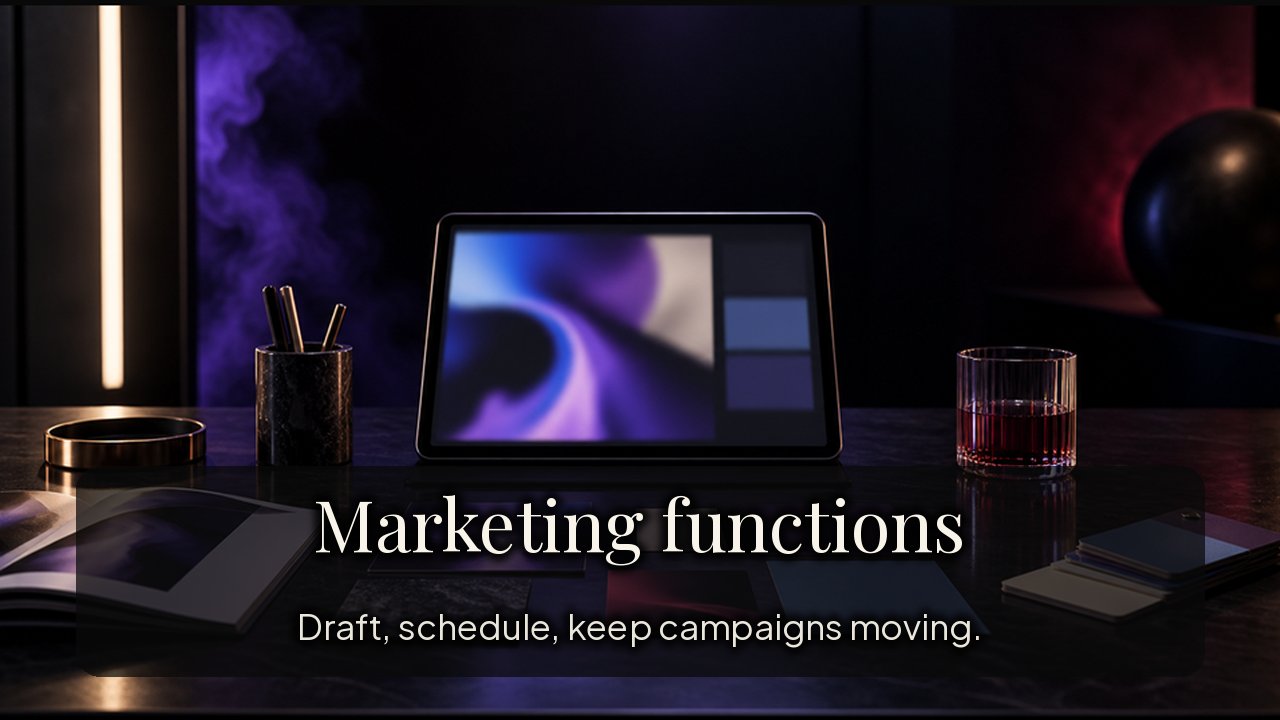 Marketing functions