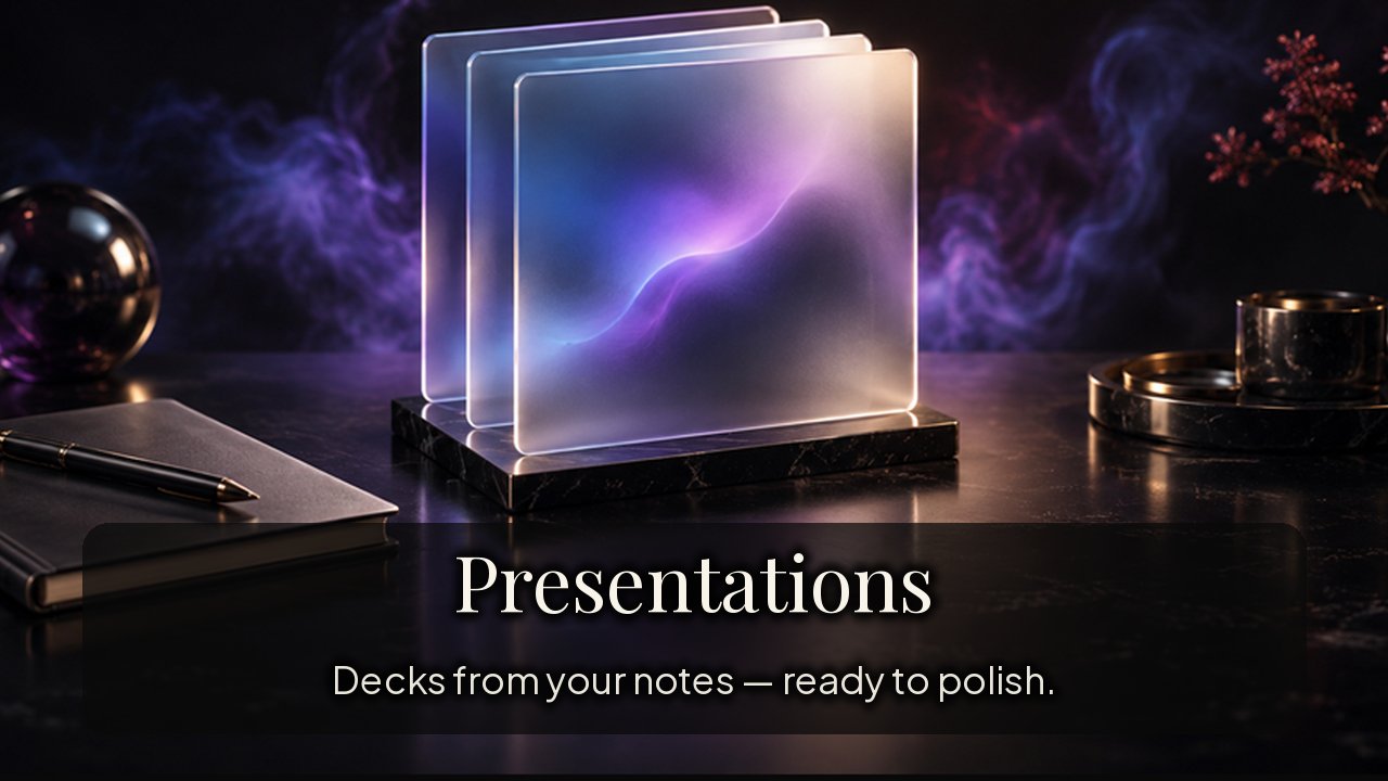 Presentations